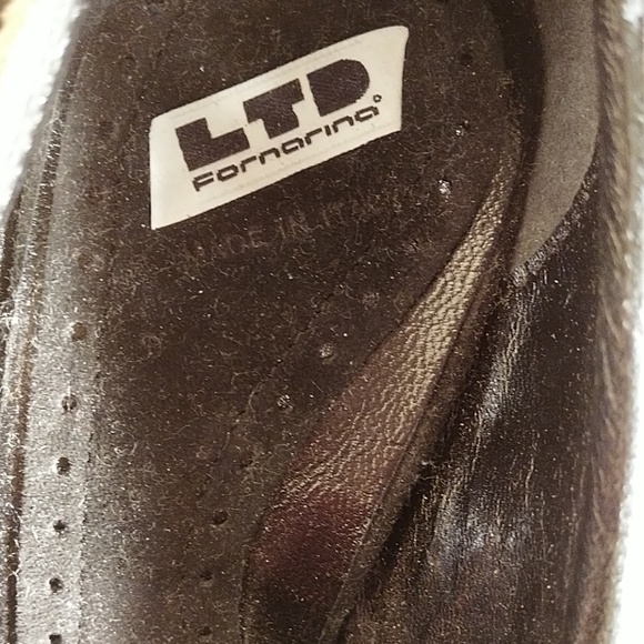 LTD fornarina wedge shoes- Size 6. NEW! Made in Italy - Picture 4 of 5